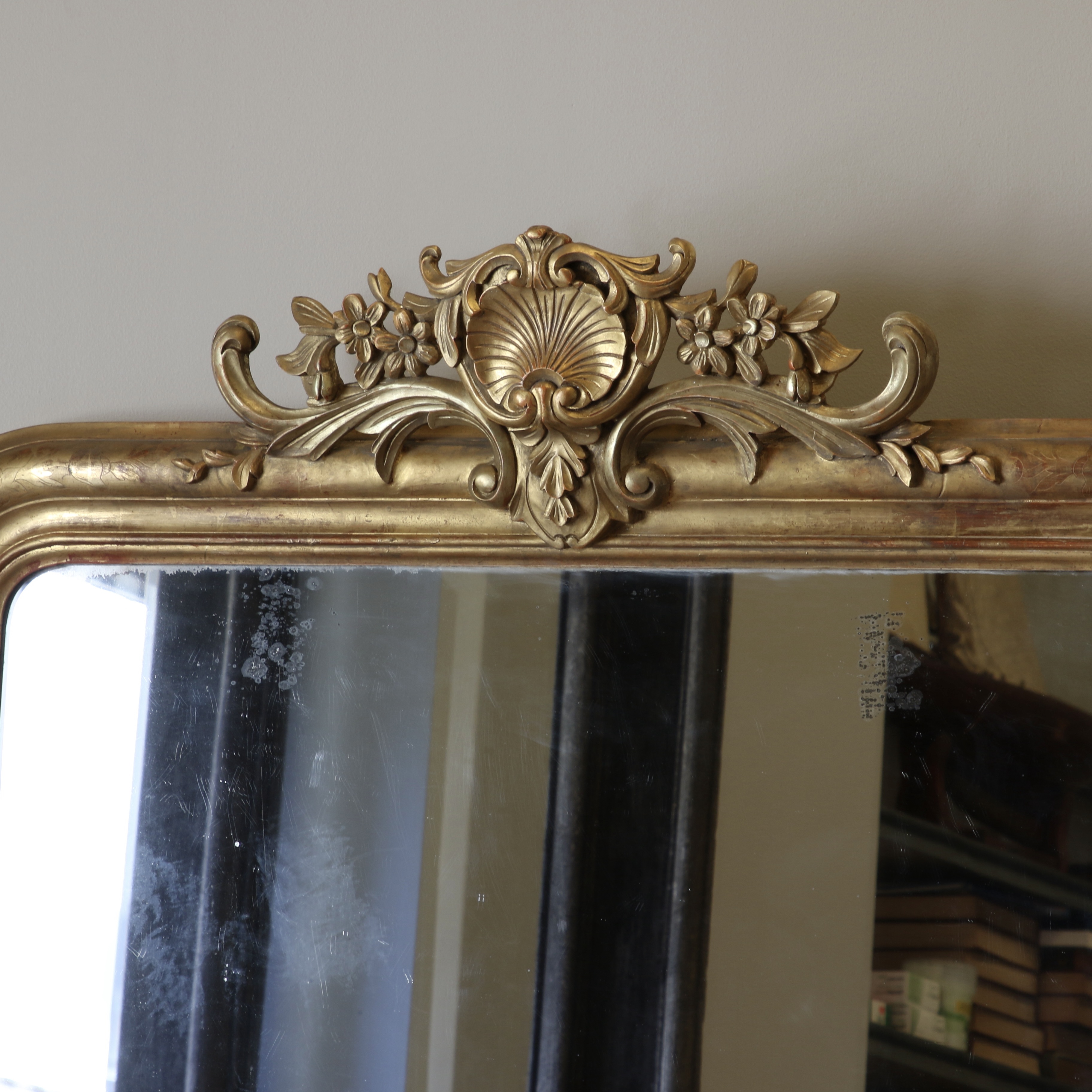 French Crested Mirror